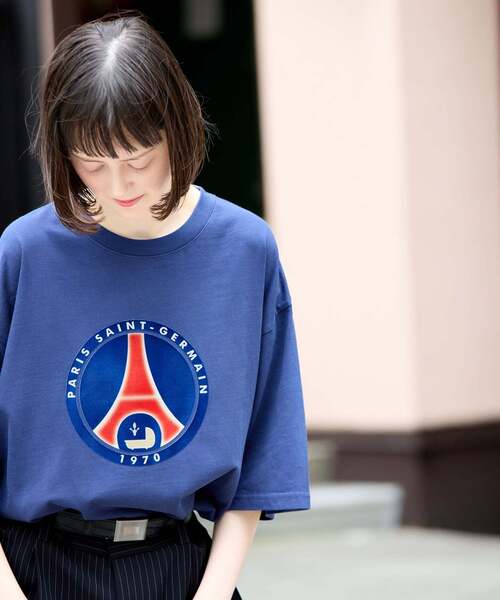 PARIS SAINT-GERMAIN(パリサンジェルマン)の「【Paris Saint-Germain 】 JP Classic Flock Logo Tee 2(Tシャツ/カットソー・メンズ・レッド/ネイビー・X-LARGE/LARGE/MEDIUM)」の20枚目の写真