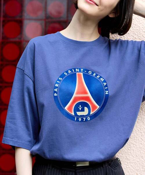 PARIS SAINT-GERMAIN(パリサンジェルマン)の「【Paris Saint-Germain 】 JP Classic Flock Logo Tee 2(Tシャツ/カットソー・メンズ・レッド/ネイビー・X-LARGE/LARGE/MEDIUM)」の21枚目の写真