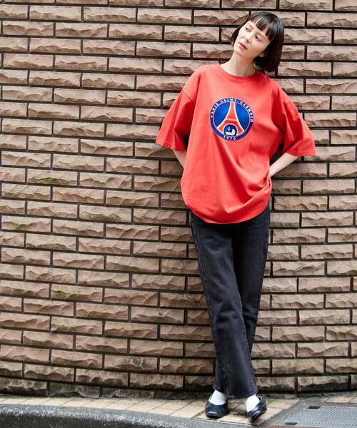 PARIS SAINT-GERMAIN(パリサンジェルマン)の「【Paris Saint-Germain 】 JP Classic Flock Logo Tee 2(Tシャツ/カットソー・メンズ・レッド/ネイビー・X-LARGE/LARGE/MEDIUM)」の22枚目の写真