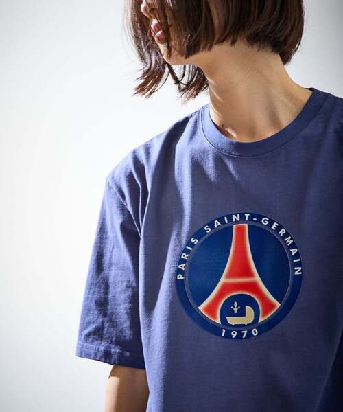 PARIS SAINT-GERMAIN(パリサンジェルマン)の「【Paris Saint-Germain 】 JP Classic Flock Logo Tee 2(Tシャツ/カットソー・メンズ・レッド/ネイビー・X-LARGE/LARGE/MEDIUM)」の9枚目の写真