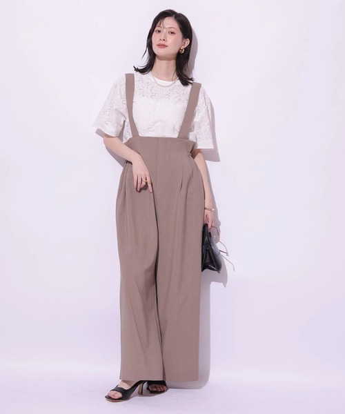 Arpege story(アルページュストーリー)の「レースブラウスTシャツ(シャツ/ブラウス・レディース・ホワイト/ネイビー/ピンク・2/1)」の15枚目の写真
