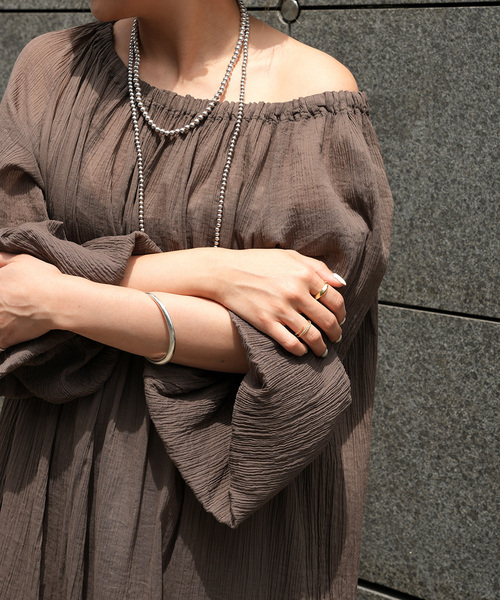 raspail（ラスパイユ）の「【Raspail/ラスパイユ】 Smock Dress（ワンピース・レディース・サファリグリーン・FREE）」の9枚目の写真