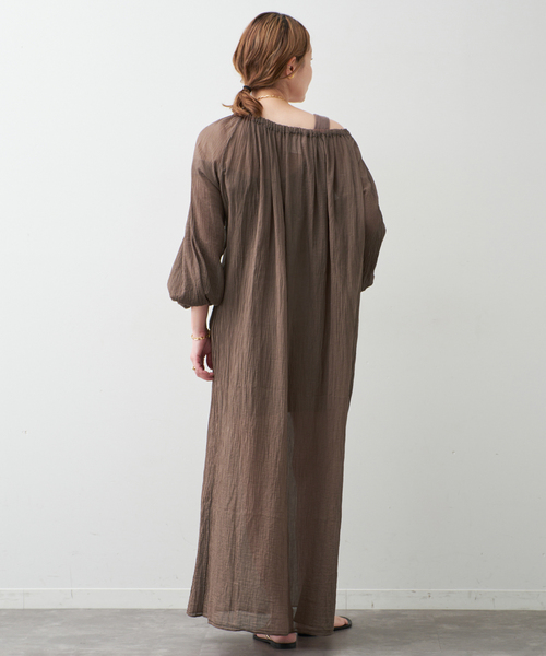 raspail（ラスパイユ）の「【Raspail/ラスパイユ】 Smock Dress（ワンピース・レディース・サファリグリーン・FREE）」の17枚目の写真