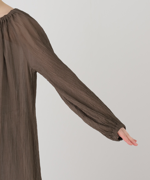 raspail（ラスパイユ）の「【Raspail/ラスパイユ】 Smock Dress（ワンピース・レディース・サファリグリーン・FREE）」の21枚目の写真