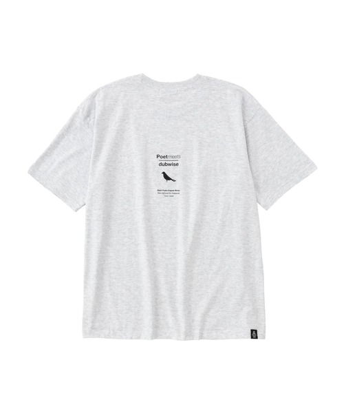 POET MEETS DUBWISE(ポエットミーツダブワイズ)の「POET MEETS DUBWISE/ポエトミーツダブワイズ HOPE T-shirt(Tシャツ/カットソー・メンズ・ホワイト/スミクロ・L/XL/M)」の5枚目の写真