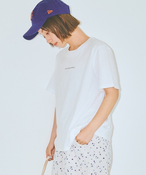 COLORME(カラーミー)の「【AKB48 伊藤百花 着用】ロゴプリントTシャツ(Tシャツ/カットソー・レディース・ホワイト/ブラック・FREE)」の8枚目の写真