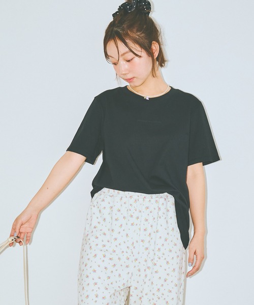 COLORME(カラーミー)の「【AKB48 伊藤百花 着用】ロゴプリントTシャツ(Tシャツ/カットソー・レディース・ホワイト/ブラック・FREE)」の22枚目の写真