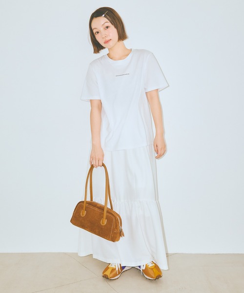 COLORME(カラーミー)の「【AKB48 伊藤百花 着用】ロゴプリントTシャツ(Tシャツ/カットソー・レディース・ホワイト/ブラック・FREE)」の16枚目の写真