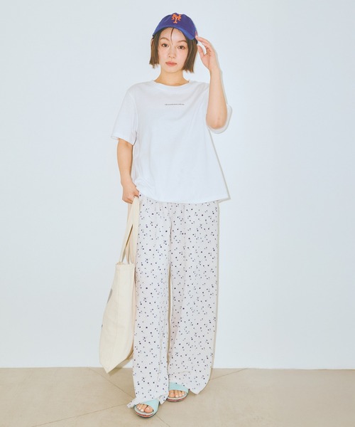 COLORME(カラーミー)の「【AKB48 伊藤百花 着用】ロゴプリントTシャツ(Tシャツ/カットソー・レディース・ホワイト/ブラック・FREE)」の17枚目の写真