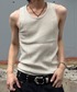 Chikashitsu +（チカシツプラス）の「【Chikashitsu +】border stitch rib sleeveless (3color) / 【チカシツプラス】ボーダーステッチリブタンクトップ（タンクトップ・ONE SIZE）」