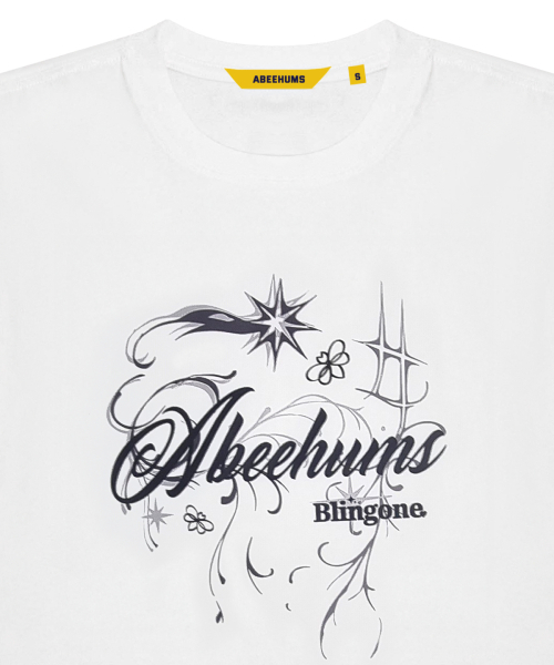 ABEEHUMS(アビハムズ)の「シューティングスター ロゴ スリムフィット 半袖Tシャツ ABH355-111 ホワイト(Tシャツ/カットソー・レディース・その他・SMALL/MEDIUM)」の4枚目の写真