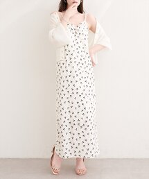 フルーツ柄キャミワンピース