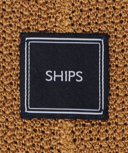 SHIPS(シップス)の「SHIPS: ドイツ製 シルク ソリッド ニット ネクタイ(ネクタイ・メンズ・ネイビー/ブラック/ブラウン/イエロー/レッド/グリーン・2)」の8枚目の写真