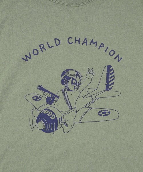TMT(ティーエムティー)の「DRY COTTON JERSEY S/S TEE (AIRPLANE)(Tシャツ/カットソー・メンズ・カーキ/アイボリー・MEDIUM/X-LARGE/LARGE)」の6枚目の写真