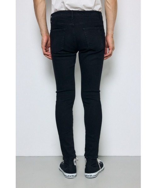 AZUL by moussy(アズールバイマウジー)の「【ストレッチ】AZUL DENIM リペアスキニー(デニムパンツ・メンズ・ブルー/ブラック/ライトブラック/ライトブルー・X-LARGE/X-SMALL/MEDIUM/LARGE/SMALL)」の9枚目の写真