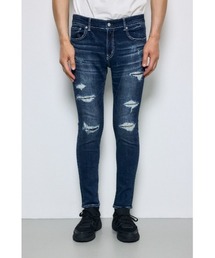 AZUL BY MOUSSY（アズールバイマウジー）の「【ストレッチ】AZUL DENIM リペアスキニー（デニムパンツ）」