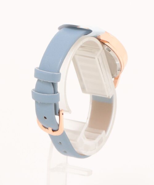 nattito(ナティート)の「〈nattito/ナティート〉Water Proof Watch/防水ウォッチ ジュビア ST257Z(アナログ腕時計・レディース・グレー/グレー×ピンク/ブルー・28)」の14枚目の写真