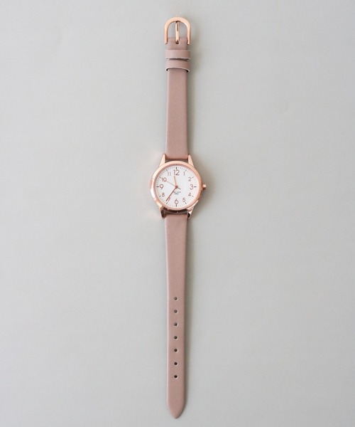 nattito(ナティート)の「〈nattito/ナティート〉Water Proof Watch/防水ウォッチ ジュビア ST257Z(アナログ腕時計・レディース・グレー/グレー×ピンク/ブルー・28)」の10枚目の写真