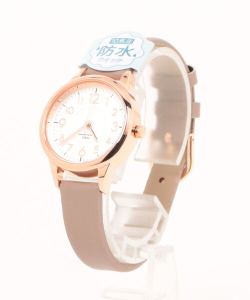 nattito(ナティート)の「〈nattito/ナティート〉Water Proof Watch/防水ウォッチ ジュビア ST257Z(アナログ腕時計・レディース・グレー/グレー×ピンク/ブルー・28)」の12枚目の写真