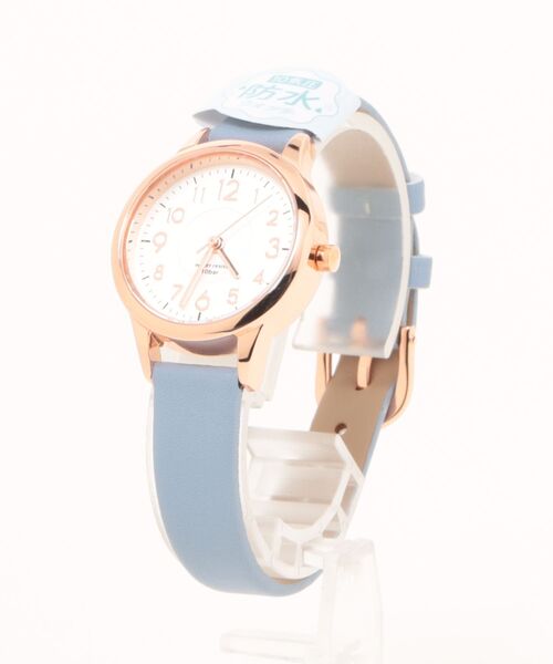 nattito(ナティート)の「〈nattito/ナティート〉Water Proof Watch/防水ウォッチ ジュビア ST257Z(アナログ腕時計・レディース・グレー/グレー×ピンク/ブルー・28)」の13枚目の写真