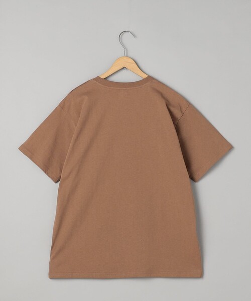 coen(コーエン)の「フラワーワッフル刺繍 ロゴプリントゆるTシャツ(Tシャツ/カットソー・レディース・オフホワイト/モカ/ネイビー・M/L)」の21枚目の写真