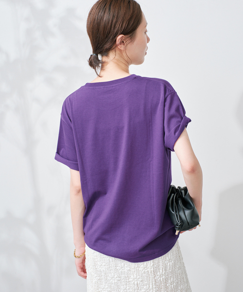 SLOBE IENA(スローブイエナ)の「BOOK CLUB SLOBE別注 グラフィックTEE(Tシャツ/カットソー・レディース・パープル/ライトグレー/ホワイト/スカイブルー・FREE)」の21枚目の写真