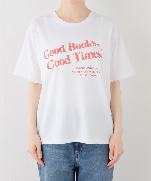 SLOBE IENA(スローブイエナ)の「BOOK CLUB SLOBE別注 グラフィックTEE(Tシャツ/カットソー・レディース・パープル/ライトグレー/ホワイト/スカイブルー・FREE)」の22枚目の写真