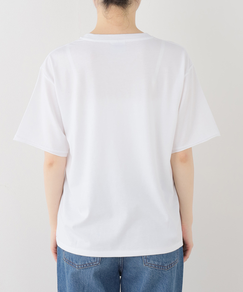 SLOBE IENA(スローブイエナ)の「BOOK CLUB SLOBE別注 グラフィックTEE(Tシャツ/カットソー・レディース・パープル/ライトグレー/ホワイト/スカイブルー・FREE)」の12枚目の写真