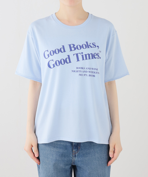 SLOBE IENA(スローブイエナ)の「BOOK CLUB SLOBE別注 グラフィックTEE(Tシャツ/カットソー・レディース・パープル/ライトグレー/ホワイト/スカイブルー・FREE)」の8枚目の写真