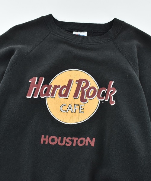 VINTAGE（ヴィンテージ）の「【USED】90’s Hanes “Hard Rock Cafe” ロゴ スウェット（スウェット・メンズ・ブラック・LARGE）」の6枚目の写真