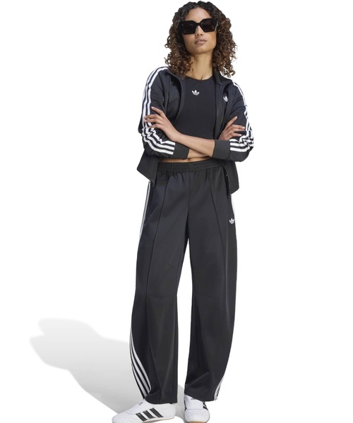 adidas(アディダス)の「adidas FIREBIRD BARREL TRACK PANTS / アディダス ファイヤーバード バレル トラックパンツ(その他パンツ・レディース・ブラック・L/M/S)」の9枚目の写真