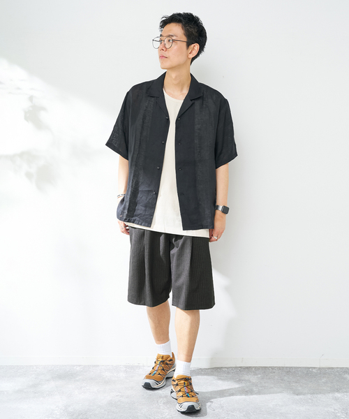 B.C STOCK(ベーセーストック)の「ウールライクイージーショーツ(その他パンツ・メンズ・チャコールグレー/グレー/ブラック・MEDIUM/LARGE)」の19枚目の写真