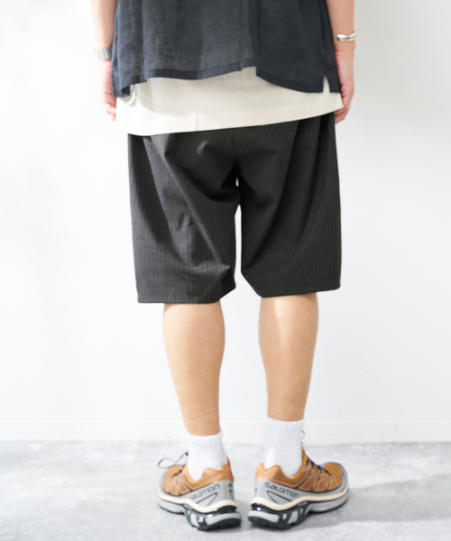 B.C STOCK(ベーセーストック)の「ウールライクイージーショーツ(その他パンツ・メンズ・チャコールグレー/グレー/ブラック・MEDIUM/LARGE)」の14枚目の写真