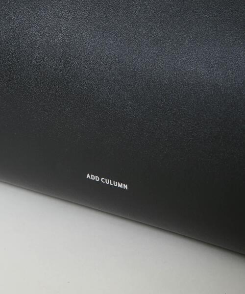 ADD CULUMN（アドカラム）の「ADD CULUMN/PAGE BOSTON（ボストンバッグ・レディース・ブラック・FREE）」の6枚目の写真