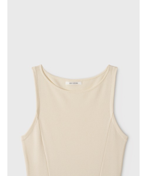 EIMY ISTOIRE(エイミーイストワール)の「RIBBON HEM KNIT DRESS(ワンピース・レディース・オフホワイト/ブラック・F)」の15枚目の写真