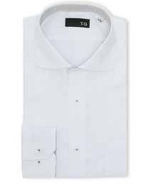 TAKA-Q（タカキュー）の「ワイシャツ メンズ ノンアイロン 綿混 カッタウェイ 長袖 ビジネス ドレス NEWスタンダードフィット（ビジネスシャツ）」