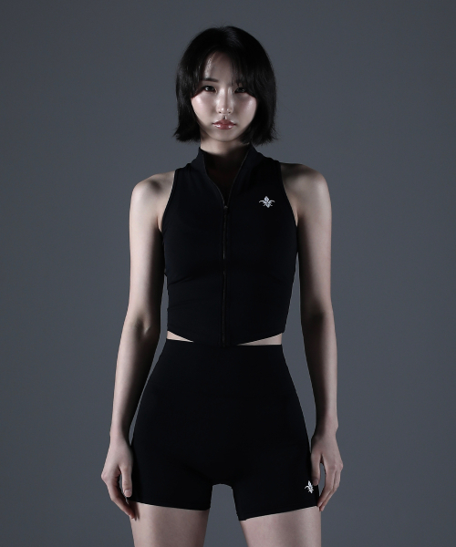 CARMID（カミド）の「(W) ノーブルコンプレッションモックネックノースリーブ [ブラック]（Tシャツ/カットソー・レディース・その他・1/2）」の7枚目の写真