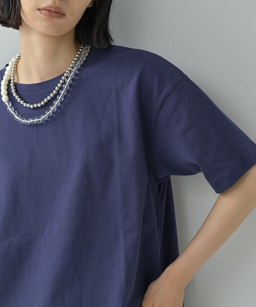 GALLEST（ギャレスト）の「裾レースアシメカットソー（Tシャツ/カットソー・レディース・ブラック/ネイビー/オフホワイト・38）」の13枚目の写真
