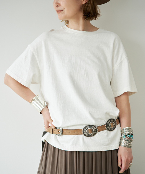 Deuxieme Classe(ドゥーズィエムクラス)の「* Relax Tシャツ(Tシャツ/カットソー・レディース・グリーン/ホワイト/ベージュ/ブラウン・FREE)」の9枚目の写真
