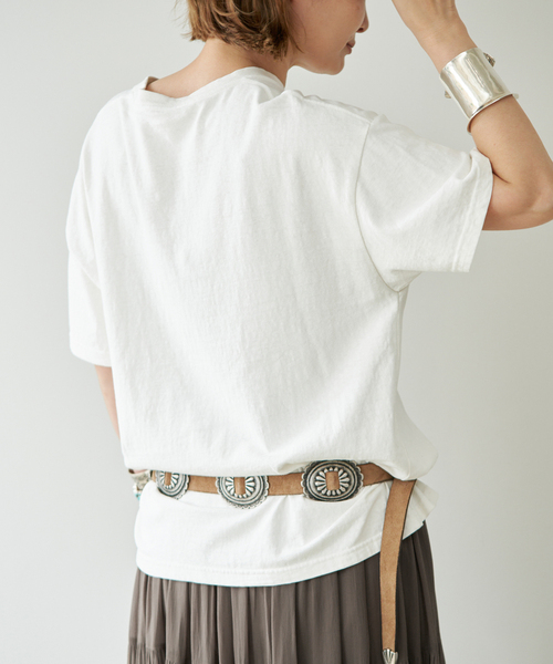 Deuxieme Classe(ドゥーズィエムクラス)の「* Relax Tシャツ(Tシャツ/カットソー・レディース・グリーン/ホワイト/ベージュ/ブラウン・FREE)」の11枚目の写真