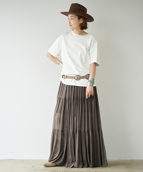 Deuxieme Classe(ドゥーズィエムクラス)の「* Relax Tシャツ(Tシャツ/カットソー・レディース・グリーン/ホワイト/ベージュ/ブラウン・FREE)」の12枚目の写真