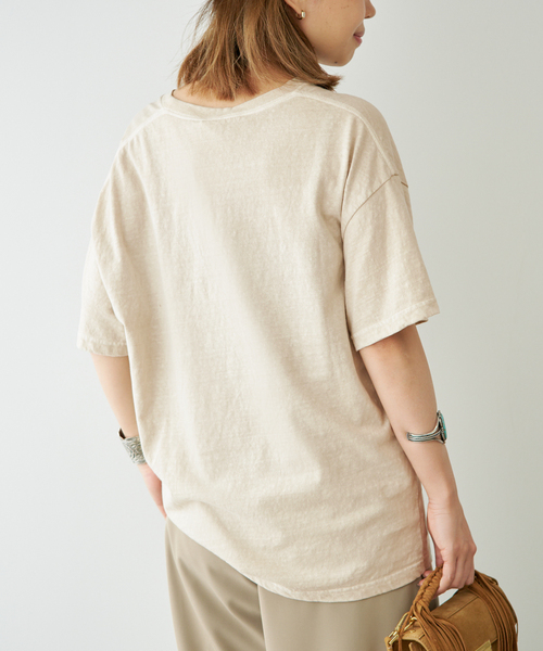 Deuxieme Classe(ドゥーズィエムクラス)の「* Relax Tシャツ(Tシャツ/カットソー・レディース・グリーン/ホワイト/ベージュ/ブラウン・FREE)」の20枚目の写真