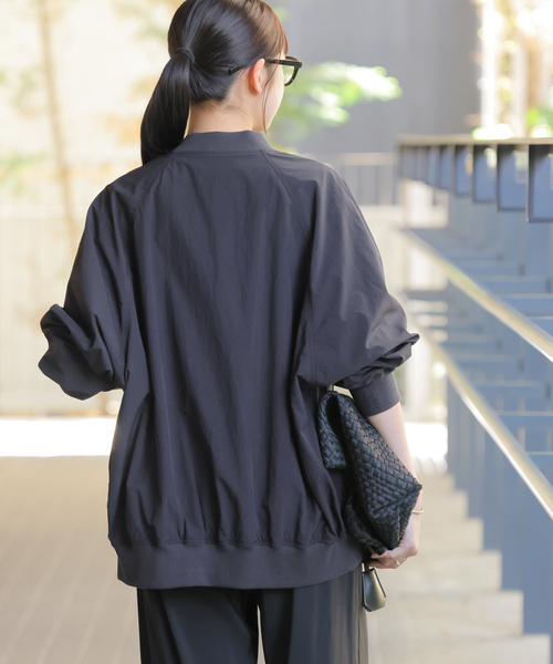 JOURNAL STANDARD relume（ジャーナルスタンダード　レリューム）の「《追加2》［手洗い可］ウォッシャブルナイロンダブルジップMA-1（MA-1・レディース・ライトグレー/ネイビー・FREE）」の17枚目の写真