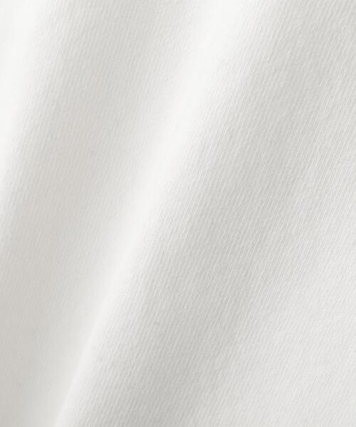 YLEVE(イレーヴ)の「YLEVE / OPEN END COTTON PIGMENT DYE LONG SLEEVE T‐SHIRT(Tシャツ/カットソー・レディース・グレー/ホワイト/ネイビー・1)」の8枚目の写真