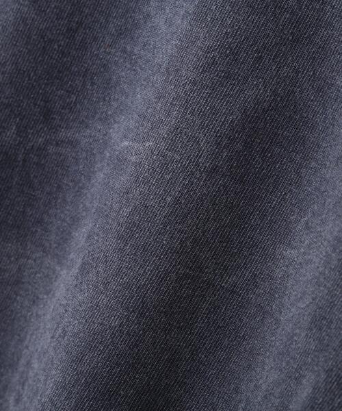 YLEVE(イレーヴ)の「YLEVE / OPEN END COTTON PIGMENT DYE LONG SLEEVE T‐SHIRT(Tシャツ/カットソー・レディース・グレー/ホワイト/ネイビー・1)」の16枚目の写真