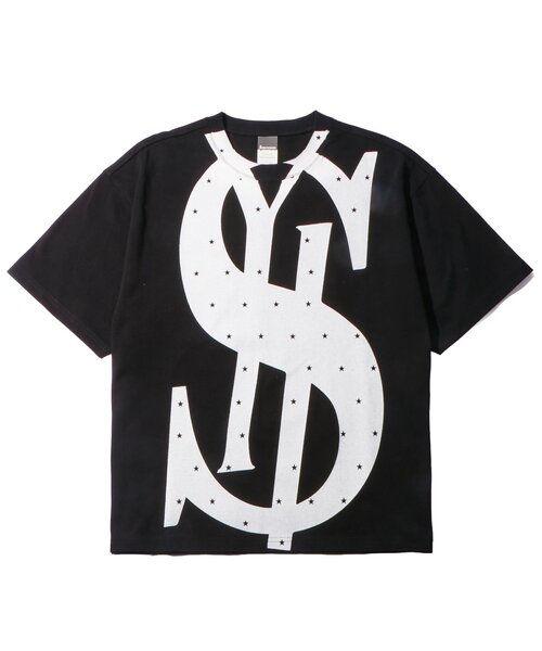 Sourcream(サワークリーム)の「【Sourcream】SOUR $LOGO TEE(Tシャツ/カットソー・レディース・ネイビー/ブラック/ホワイト/レッド・SMALL/LARGE/MEDIUM)」の2枚目の写真