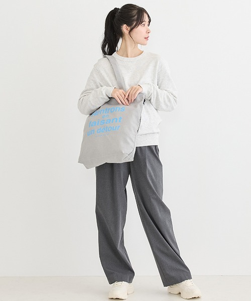 ROOTOTE（ルートート）の「ROOTOTE ルートート SC.トール.リサイクルコットン-C（トートバッグ・レディース・オレンジ/ピンク/ミント/ブラック/グレー・FREE）」の7枚目の写真
