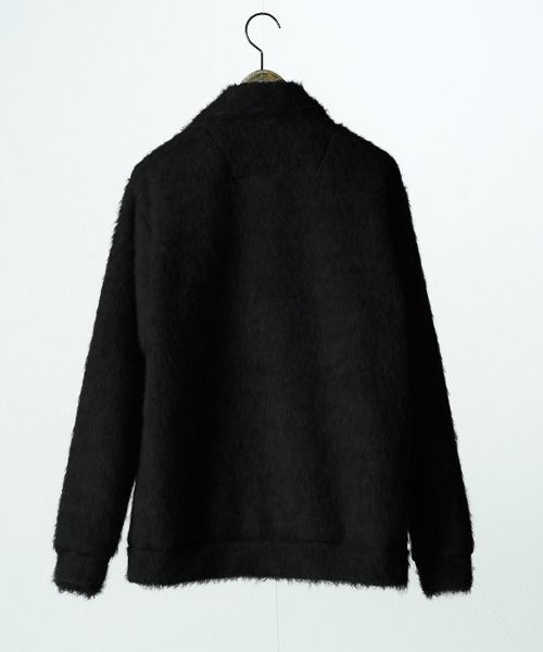 EGO TRIPPING（エゴトリッピング）の「ms6591-ALPACA POLO アルパカポロシャツ(666754)（ポロシャツ・メンズ・杢グレー/ブラック/チャコールグレー・46/48）」の11枚目の写真