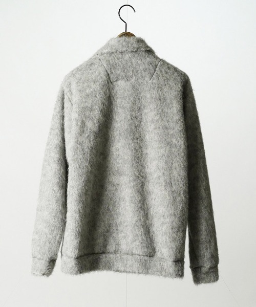 EGO TRIPPING（エゴトリッピング）の「ms6591-ALPACA POLO アルパカポロシャツ(666754)（ポロシャツ・メンズ・杢グレー/ブラック/チャコールグレー・46/48）」の13枚目の写真