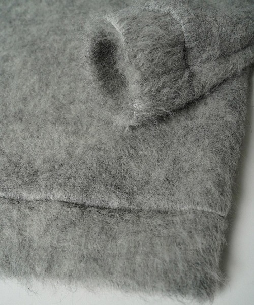 EGO TRIPPING（エゴトリッピング）の「ms6591-ALPACA POLO アルパカポロシャツ(666754)（ポロシャツ・メンズ・杢グレー/ブラック/チャコールグレー・46/48）」の5枚目の写真
